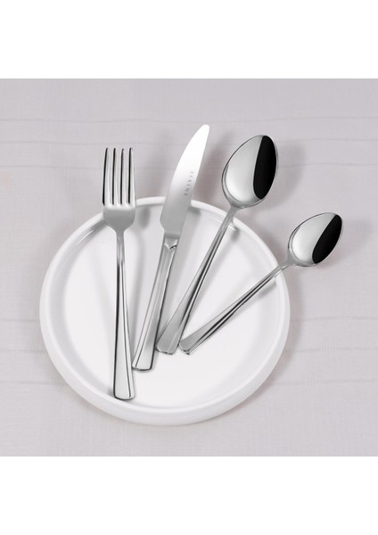 Milano Çelik Çatal Kaşık Bıçak Takımı 24 Parça fırsatları