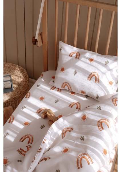 Bebek Beşik, Park Yatak (70X110 Cm) Nevresim & Çarşaf Takımı, Pamuk Saten - Sunshine modelleri