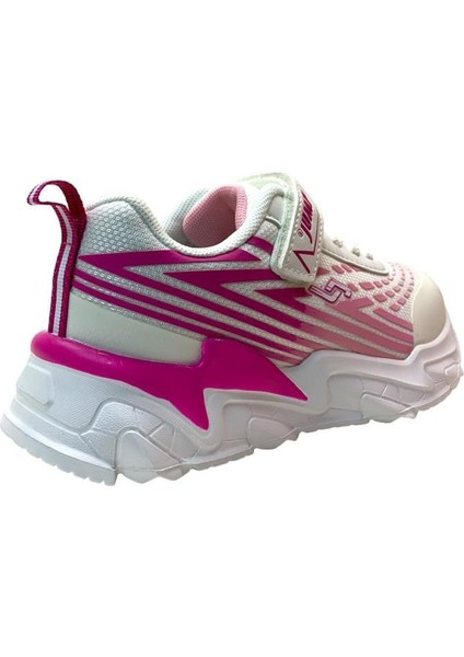 Jump 30030 Hafif Çocuk Sneaker Beyaz/fuşya-31