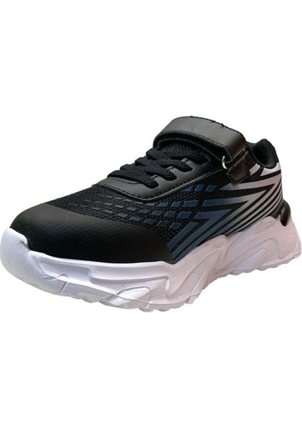 Jump 30030 Hafif Çocuk Sneaker Siyah/mavi-35