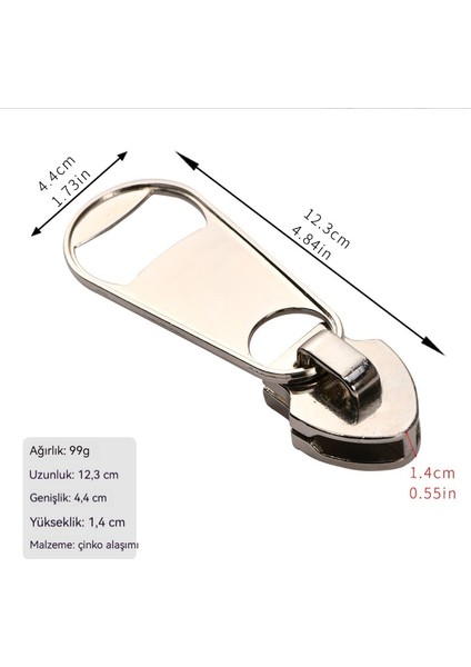 Yaratıcı Büyük Fermuarlı Metal Manyetik Şişe Açacağı (Yurt Dışından) fiyatları