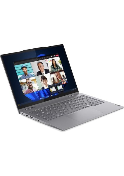 Thinkbook 14 2-In-1 G4 Iml Intel Core Ultra 7 155U 48GB Ddr5 4tb SSD 14" Dokunmatik Wuxga 300NITS IPS Freedos Taşınabilir Bilgisayar 21MX002VTRF20 + Zetta Çanta