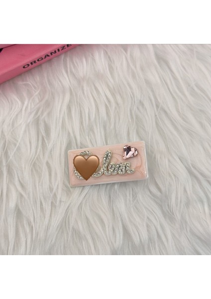 Basit ve Sevimli Metal Pembe Saç Tokası, Üst Düzey Ördek Gagası Klibi, Kafa Bandı Klibi (Yurt Dışından)