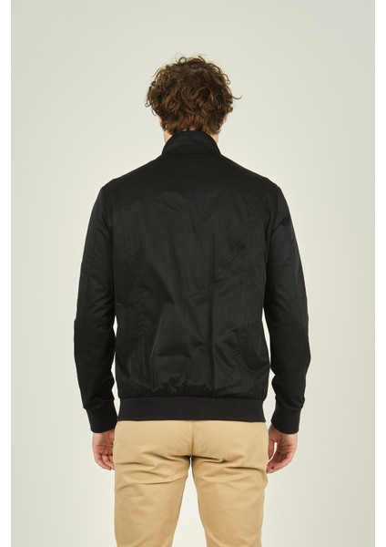 Erkek Hakim Yaka Fermuarlı Cep Detaylı Mevsimlik Spor Mont 4500 Lacivert fırsatları