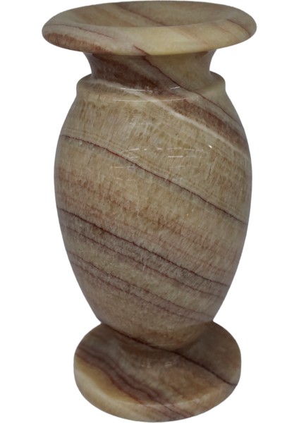 "el Yapımı Oniks Küp Vazo – 20 cm Şıklığında Dekoratif Dokunuş" fiyatları