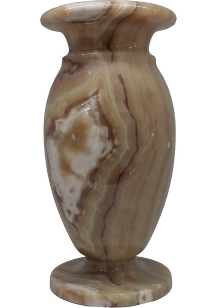 "el Yapımı Oniks Küp Vazo – 20 cm Şıklığında Dekoratif Dokunuş" fırsatları