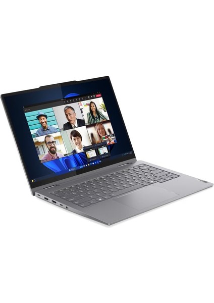 Thinkbook 14 2-In-1 G4 Iml Intel Core Ultra 7 155U 16GB Ddr5 4tb SSD 14" Dokunmatik Wuxga 300NITS IPS Freedos Taşınabilir Bilgisayar 21MX002VTRF04 + Zetta Çanta