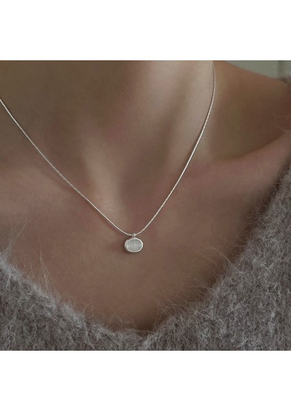 Ins Tarzı Inci Kabuk Yaz Tüm Maç Kolye Kadın Fiyonk Solmaz Niş Tasarım Klavikula Zincir Takı (Yurt Dışından)