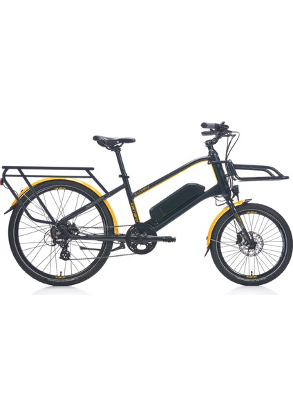 E-Line Elorry 2.1 Mini Velo Elektrikli Bisiklet (Siyah Sarı)