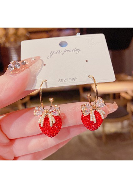 Cacaopopüler 925 Gümüş Iğne Küpe Klasik Geometrik Uzun Püskül Küpe (Yurt Dışından)