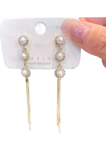 Uzun Püskül Küpeler, Yeni Trend Tarz, Modaya Uygun ve Küpeler, Kadın Küpeleri (Yurt Dışından)