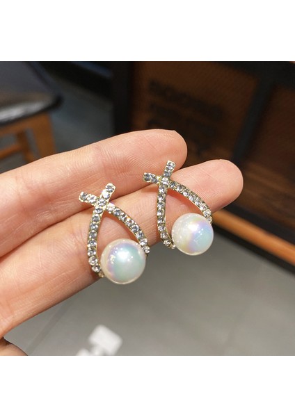 Cacaoxiaoxiang Inci Küpeler Niş Retro Küpeler S925 Gümüş Iğne Küpeler Üst Seviye Bayan Küpeleri (Yurt Dışından)