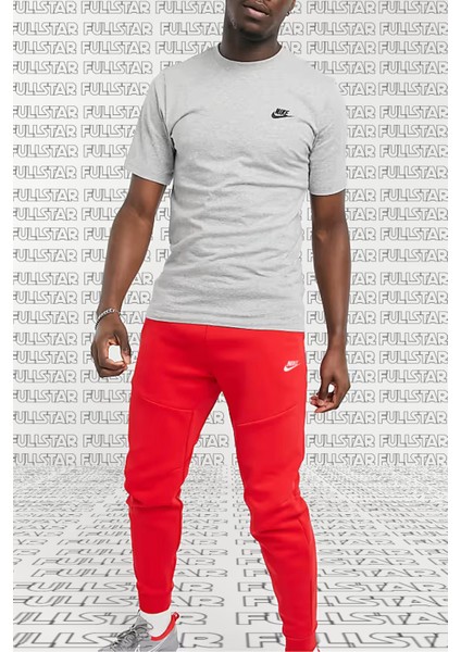Sportswear Tech Fleece Mens Jogger Red Erkek Eşofman Altı Kırmızı