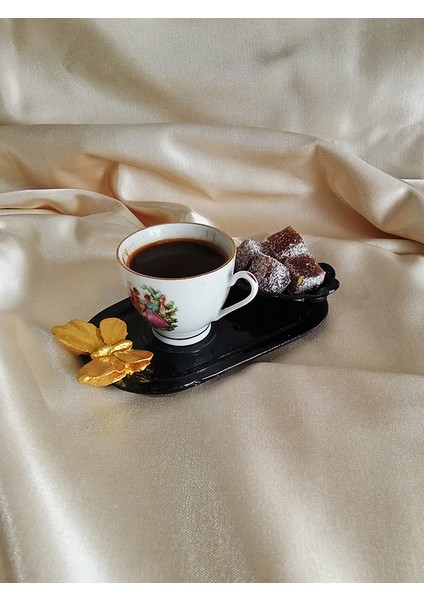 2 Adet Kelebekli Kahve Sunumluk ve Istiridye Lokumluk