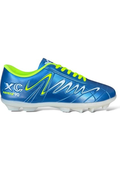 Erkek Krampon Dişli Futbol Ayakkabısı MAVİ - SARI
