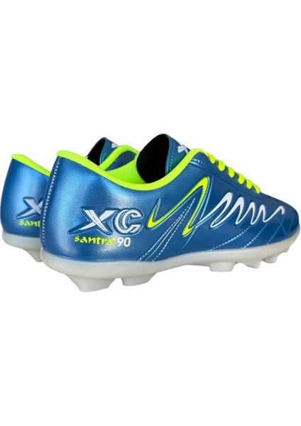Erkek Krampon Dişli Futbol Ayakkabısı MAVİ - SARI fırsatları