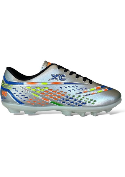 Erkek Krampon Dişli Futbol Ayakkabısı GÜMÜŞ