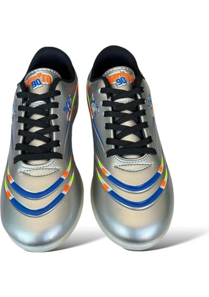 Erkek Krampon Dişli Futbol Ayakkabısı GÜMÜŞ indirimleri