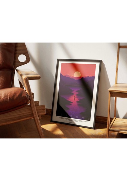 Gün Batımı Manzara Tablo, Ofis Dekor