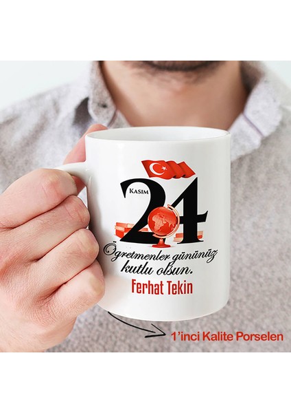 24 Kasım Öğretmenler Günü Hediyesi Kupa Bardak