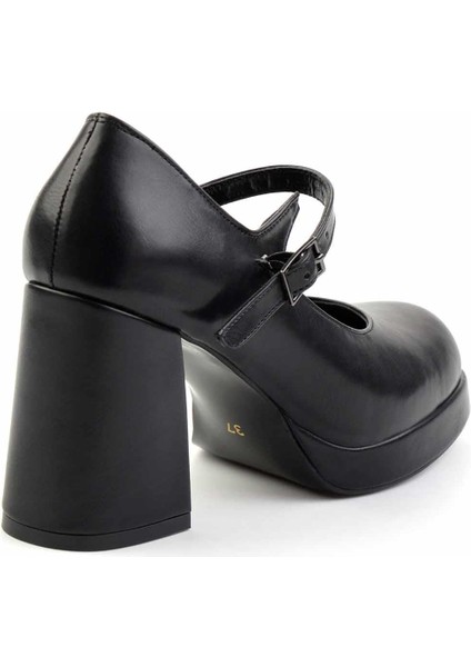 Siyah Kadın Klasik Topuklu Ayakkabı K01188050509 fırsatları