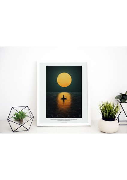 Gün Batımı Duvar Dekor, Oturma Odası Dekor Poster