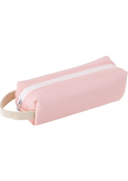 Yüksek Görünümlü Krem ​​rengi Küçük Kare Kalem Kutusu, Yumuşak ve Düşmeyi Önleyen Saklama Kalem Kutusu, Hafif ve Basit (Yurt Dışından)