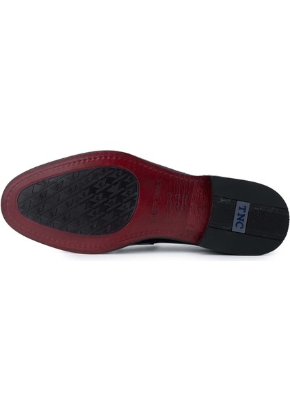 Erkek Deri Siyah Rugan Loafer Ayakkabı 183 40001 Erk Ayk SK24-25 Sıyah Rgn