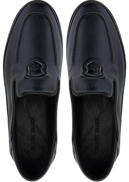 Erkek Hakiki Deri Siyah Floter Loafer Ayakkabı 374 Tnc-03 Erk Ayk SK24-25 Sıyah Fltr indirimleri