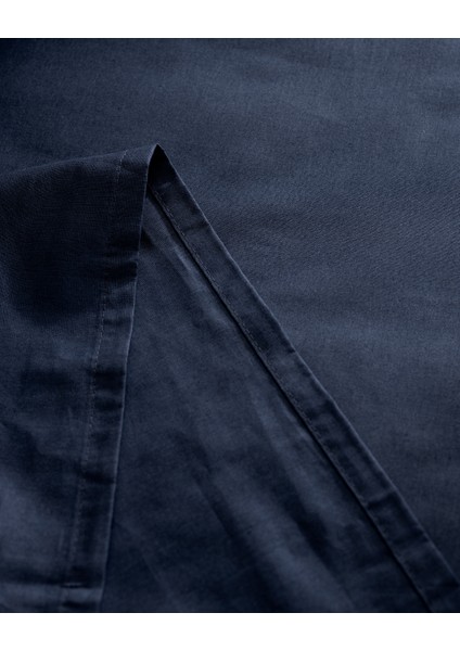 Manon Tek Kişilik %100 Pamuk Ranforce Lastiksiz Çarşaf - Lacivert modelleri