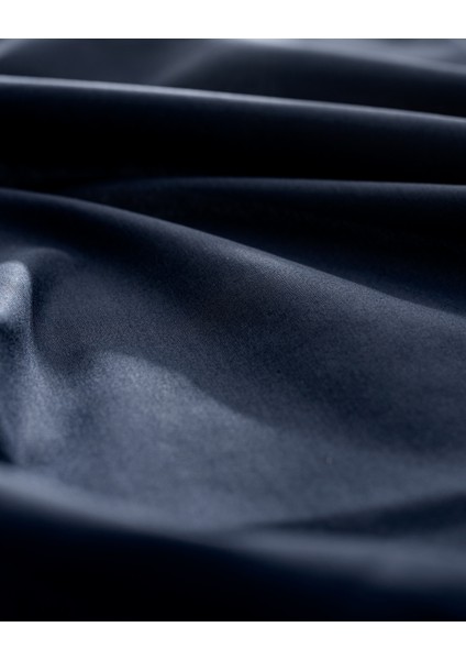 Manon Tek Kişilik %100 Pamuk Ranforce Lastiksiz Çarşaf - Lacivert fırsatları