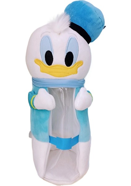 Disney Sevimli Dikiş Winnie The Pooh Peluş Popüler Karikatür Kız Kalp Şekli Şeffaf Büyük Kapasiteli Kalem Kutusu (Yurt Dışından)