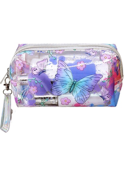 Büyük Su Geçirmez Şeffaf Pvc Kız Öğrenci Makyaj Kozmetik Seyahat Kalem Kutusu (Yurt Dışından)