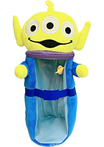 Disney Sevimli Dikiş Winnie The Pooh Peluş Popüler Karikatür Kız Kalp Şekli Şeffaf Büyük Kapasiteli Kalem Kutusu (Yurt Dışından)