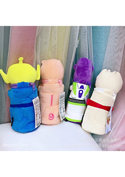 Disney Sevimli Dikiş Winnie The Pooh Peluş Popüler Karikatür Kız Kalp Şekli Şeffaf Büyük Kapasiteli Kalem Kutusu (Yurt Dışından)
