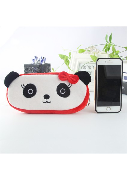 Doldurulmuş Hayvan Karikatür Panda Ayı Meyve Çocuk Kozmetik Kalem Kutusu (Yurt Dışından) fırsatları