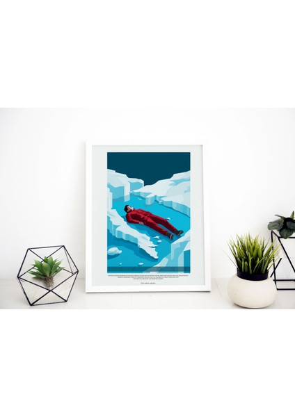 Buzul Sanat Tablo, Küresel Isınma Duvar Dekor