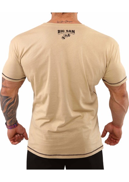 Çöl Sarısı Tişört Big Sam 2852 fırsatları