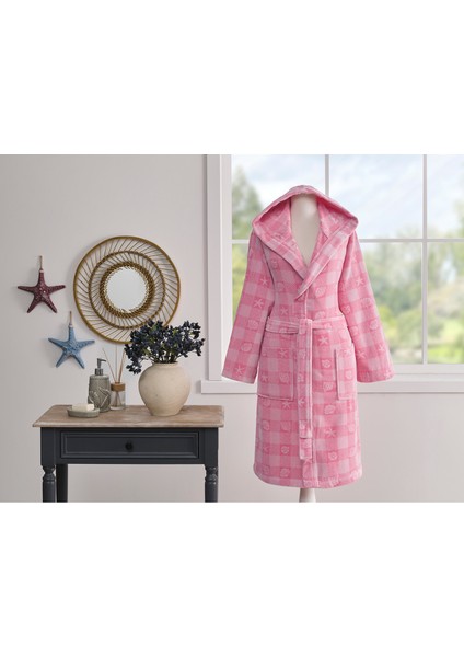 Shell Plaid Kadife Şal Yaka Bornoz modelleri