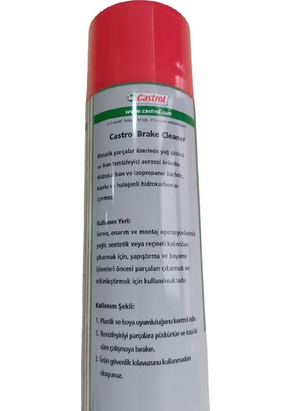 Balata Spreyi Castrol 500 ml