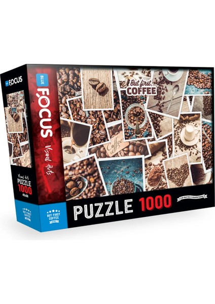 1000 Parça Puzzle - But First Coffee