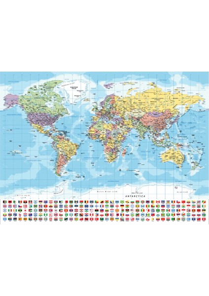 1000 Parça Puzzle - World Map (Dünya Haritası) fiyatları