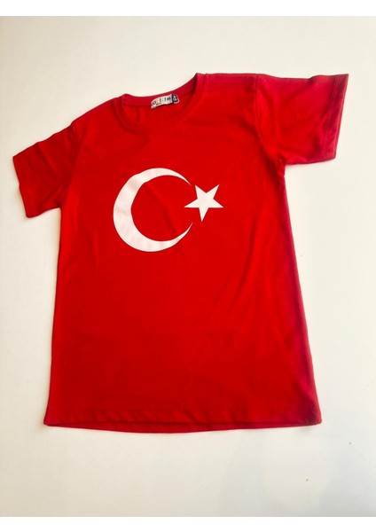 Gala Ay Yıldızlı Türk Bayraklı Tişört Unisex