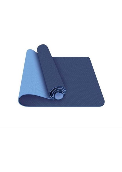 Standart Ölçüler 6mm Kalınlık 183X61 cm Kaymaz Yoga Matı / Pilates Minderi-Taşıma Kayışlı