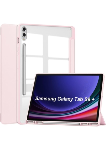 Samsung Galaxy Tab S9 Plus Için Darbeye Dayanıklı Şeffaf Tablet Kılıfı (Yurt Dışından)