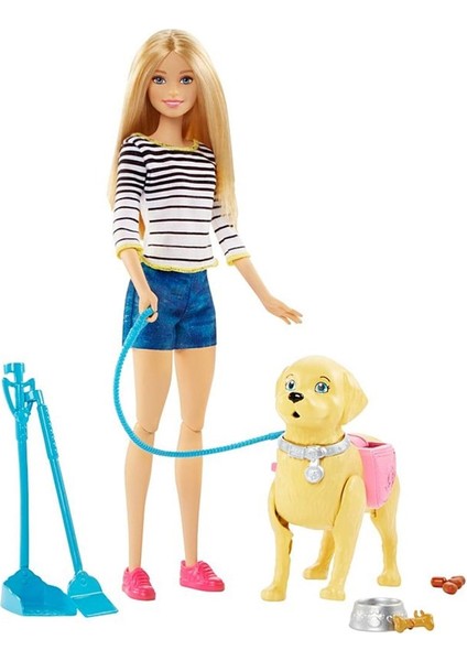 Barbıe Yürüyüş Ve oyun Arkadaşı Köpekçik Walk Potty Pup