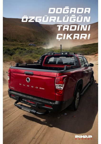 Isuzu D-Max Uyumlu Ledli Rollbar