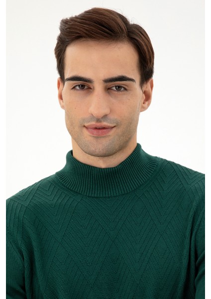 Erkek Koyu Yeşil Kazak /Triko 50297038-VR079 fiyatları