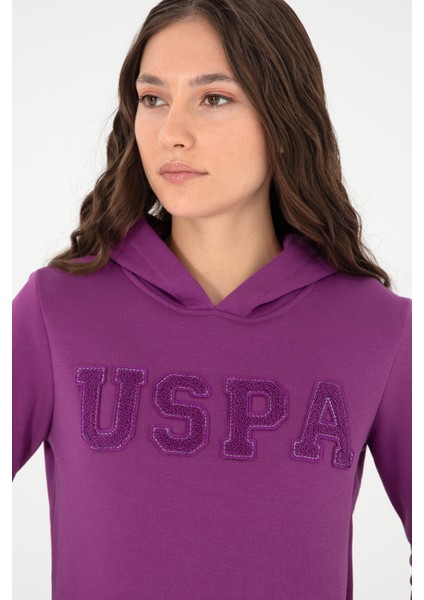 U.s. Polo Assn. Kadın Menekşe Sweatshirt 50296931-VR037