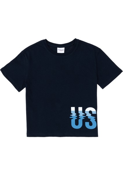 U.S. Polo Assn. 50295427-VR033 Erkek Çocuk Lacivert T-Shirt